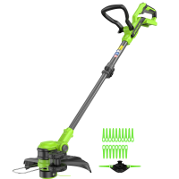 Триммер аккумуляторный Greenworks G40LT331, 40V, 33 см, без АКБ и ЗУ