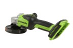 Угловая шлифовальная машина (болгарка) Greenworks GD24AG, 24v, 125 мм, без АКБ и ЗУ (аккумуляторная)