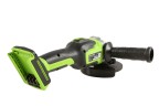 Угловая шлифовальная машина (болгарка) Greenworks GD24AG, 24v, 125 мм, без АКБ и ЗУ (аккумуляторная)