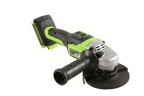 Угловая шлифовальная машина (болгарка) Greenworks GD24AG, 24v, 125 мм, без АКБ и ЗУ (аккумуляторная)