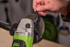Угловая шлифовальная машина (болгарка) Greenworks GD24AG, 24v, 125 мм, без АКБ и ЗУ (аккумуляторная)