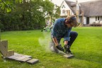 Угловая шлифовальная машина (болгарка) Greenworks GD24AG, 24v, 125 мм, без АКБ и ЗУ (аккумуляторная)