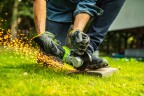 Угловая шлифовальная машина (болгарка) Greenworks GD24AG, 24v, 125 мм, без АКБ и ЗУ (аккумуляторная)