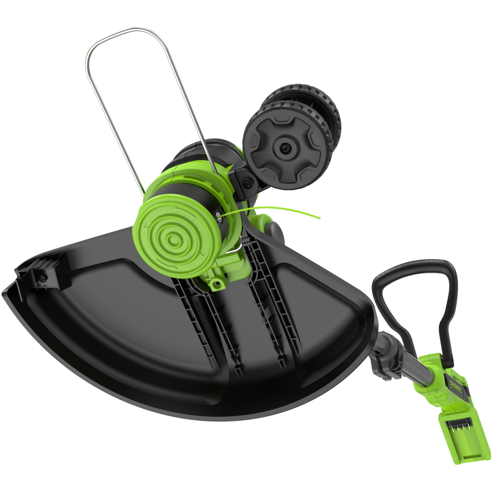 Триммер аккумуляторный Greenworks G40LT331, 40V, 33 см, с 1хАКБ 2Ач и ЗУ 