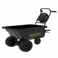 Садовая тележка Greenworks 82GC, 82v, 106 л, без АКБ и ЗУ (аккумуляторная, самоходная)