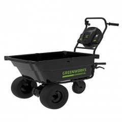 Садовая тележка Greenworks 82GC, 82v, 106 л, без АКБ и ЗУ (аккумуляторная, самоходная)