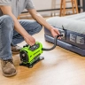 Компрессор Greenworks ACG301, 24v/12v, без АКБ и ЗУ (аккумуляторный или от прикуривателя авто) в сумке