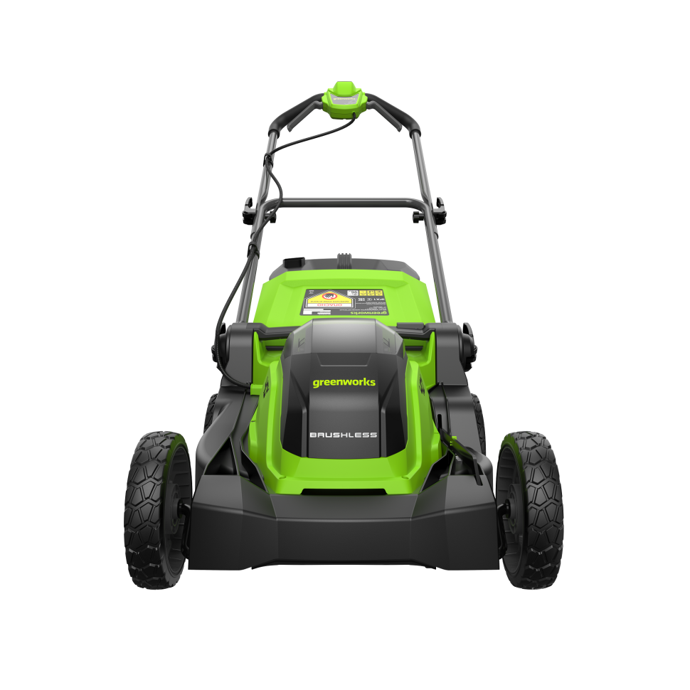 Газонокосилка аккумуляторная Greenworks GD40LM411, 40V, бесщеточная, 41 см, c 1хАКБ 5Ач и ЗУ