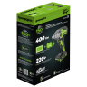 Аккумуляторный гайковерт ударный Greenworks GD24IW400, 24v, 1/2'', 400Нм, 4Ач и ЗУ