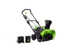 Снегоуборщик Greenworks GD60STk4, 60v, 51 см, в комплекте АКБ 4 А·ч и ЗУ (аккумуляторный)