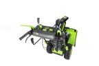 Снегоуборщик Greenworks GD82ST56k5, 82v, 61 см, в комплекте 3 шт. АКБ 5 А·ч и двойное ЗУ (самоходный ,аккумуляторный)