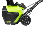 Снегоуборщик Greenworks GD60PSTk5, 60v, 51 см, 2 кВт, 2.7 л.с, в комплекте АКБ 5 А·ч и ЗУ (аккумуляторный)