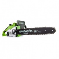 Цепная пила Greenworks GCS2046, 220v, 45 см, 2000 Вт (сетевая)