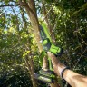 Цепная пила Greenworks GD24CS15, 24V, 15см, автоподача масла, c АКБ 4Ач и ЗУ в сумке (аккумуляторная)