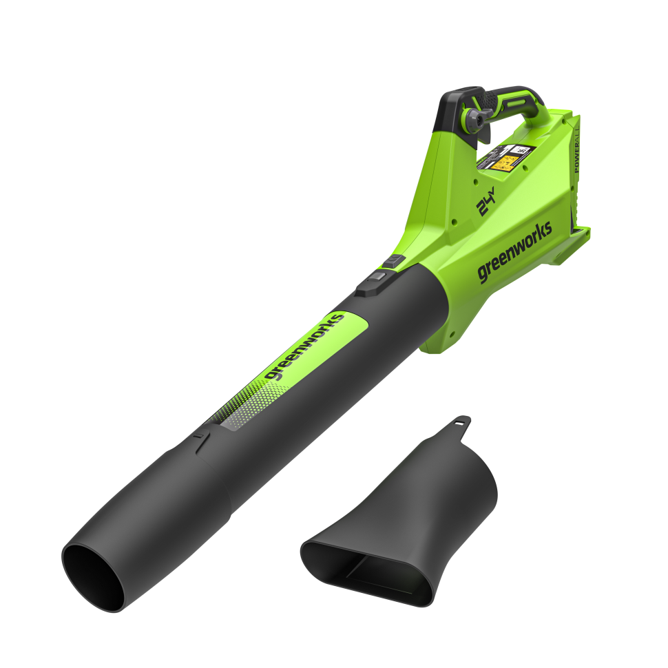 Аккумуляторная воздуходувка Greenworks G24BIII, 24v, 145 км/ч, 544 м³/ч, без АКБ и ЗУ 