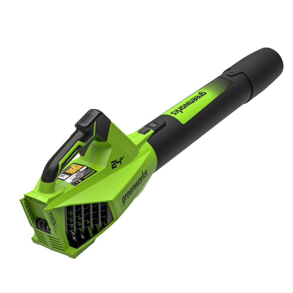 Аккумуляторная воздуходувка Greenworks G24BIII, 24v, 145 км/ч, 544 м³/ч, без АКБ и ЗУ 