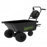 Садовая тележка Greenworks 82GCk25, 82v, 106 л, в комплекте с АКБ 2,5 А·ч и ЗУ (аккумуляторная, самоходная)