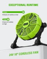 Вентилятор Greenworks G24FAN, 24v, без АКБ и ЗУ