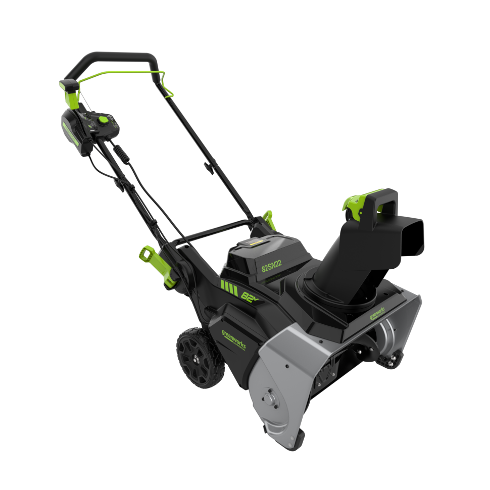 Снегоуборщик Greenworks 82SN22, 82v, 56 см, 2.9 кВт, 3.9 л.с, без АКБ и ЗУ (аккумуляторный)