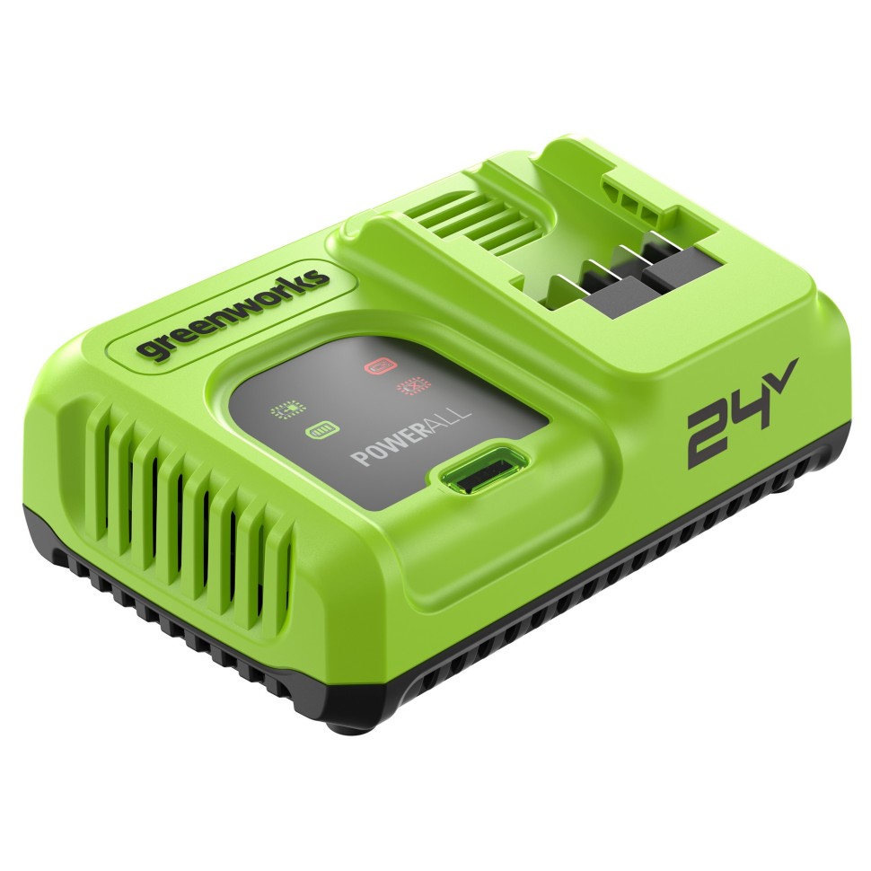 Ультрабыстрое зарядное устройство Greenworks G24C8, 24V, 8A 