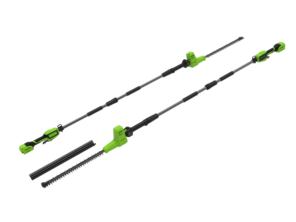 Кусторез штанговый аккумуляторный Greenworks G24PH511, 24V, 51см, без АКБ и ЗУ