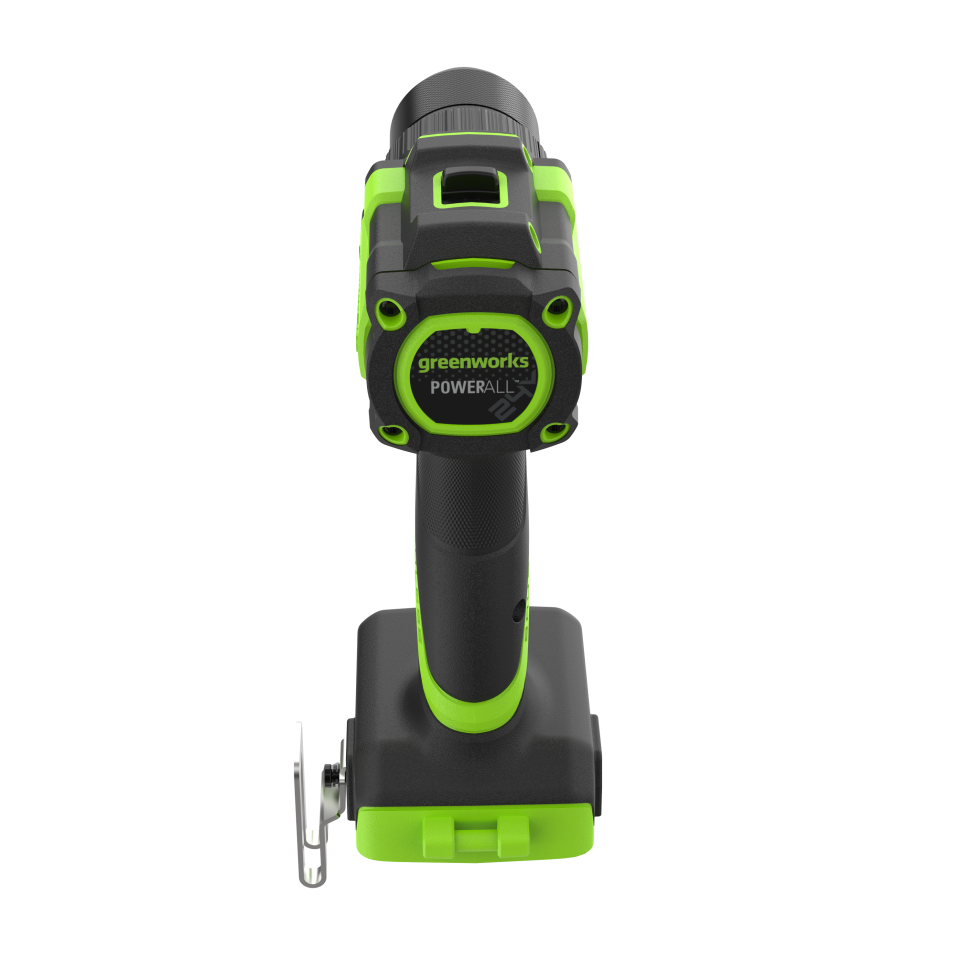 Дрель-шуруповерт акк. Greenworks DD350, 24V, б/щет, 27/50 Нм, 0-500 / 0-1900 об/мин, 1,5-13мм, без АКБ и ЗУ