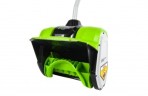 Снегоуборочная лопата Greenworks GD40SS30k8, 40v, 30 см, 1.2 кВт, 1.6 л.с, в комплекте с АКБ 8 А·ч и ЗУ (аккумуляторная)