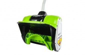 Снегоуборочная лопата Greenworks GD40SS30k8, 40v, 30 см, 1.2 кВт, 1.6 л.с, в комплекте с АКБ 8 А·ч и ЗУ (аккумуляторная)