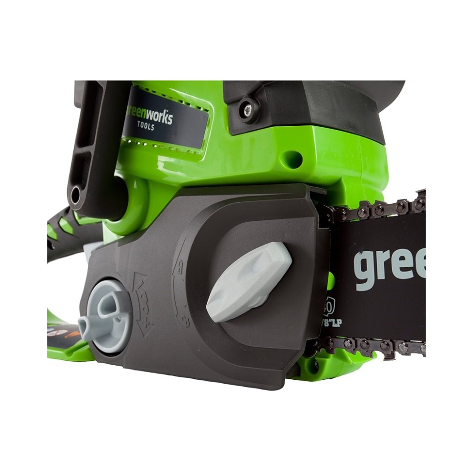Цепная пила аккумуляторная GreenWorks G24CS25, 24V, 25см, без АКБ и ЗУ