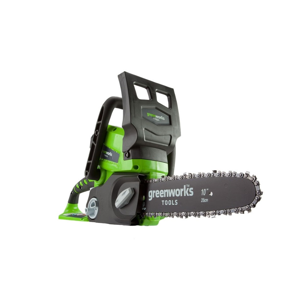 Цепная пила аккумуляторная GreenWorks G24CS25, 24V, 25см, без АКБ и ЗУ