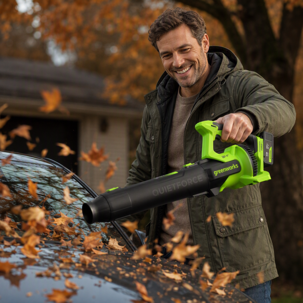 Воздуходувка аккумуляторная Greenworks BL2900C, 24V, бесщёточная, без АКБ и ЗУ