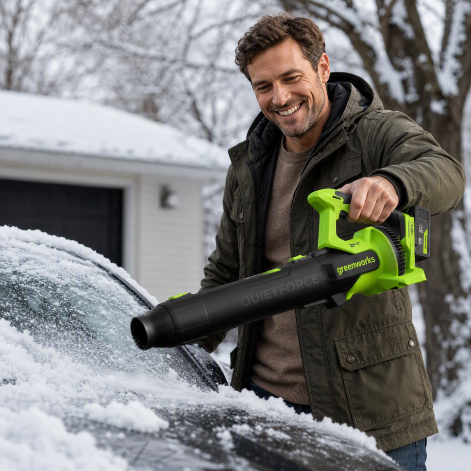 Воздуходувка аккумуляторная Greenworks BL2900C, 24V, бесщёточная, без АКБ и ЗУ