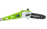 Сучкорез Greenworks G24PS20k2, 24v, 20 см, в комплекте с АКБ 2 А·ч и ЗУ (аккумуляторный)