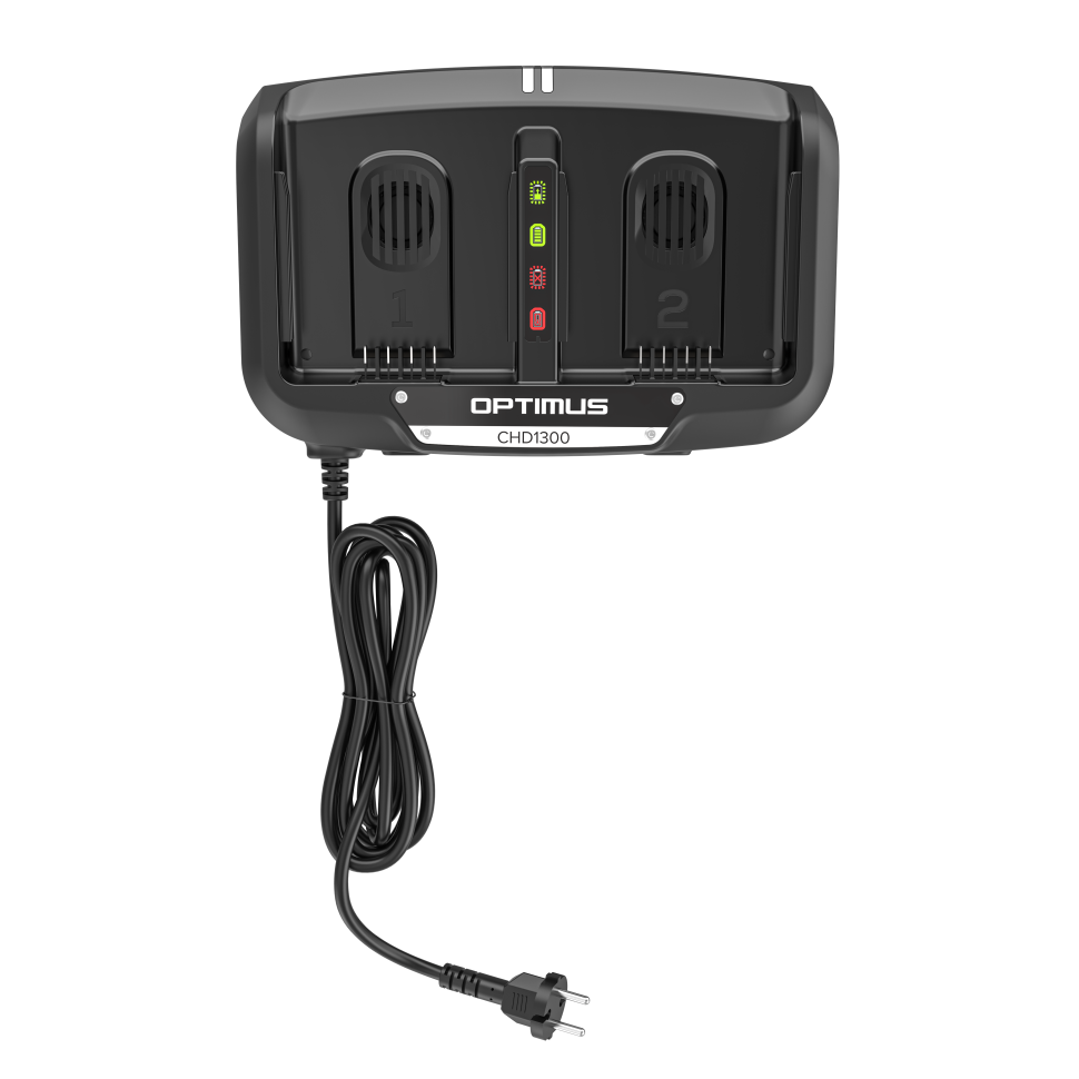 Ультра быстрое двух портовое зарядное устройство Greenworks CHD1300, 82V