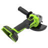Угловая шлифовальная машина акк. Greenworks AG5900, 24V, б/щет, 125 мм, 8500 об/мин, 3D-Antikickback, без АКБ и ЗУ