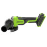Угловая шлифовальная машина акк. Greenworks AG5900, 24V, б/щет, 125 мм, 8500 об/мин, 3D-Antikickback, без АКБ и ЗУ
