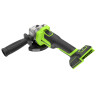 Угловая шлифовальная машина акк. Greenworks AG5900, 24V, б/щет, 125 мм, 8500 об/мин, 3D-Antikickback, без АКБ и ЗУ