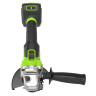 Угловая шлифовальная машина акк. Greenworks AG5900, 24V, б/щет, 125 мм, 8500 об/мин, 3D-Antikickback, без АКБ и ЗУ