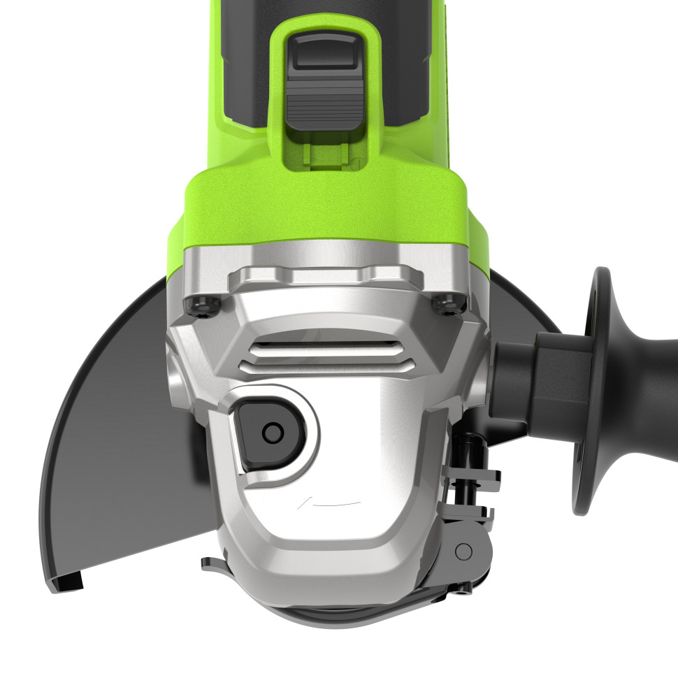 Угловая шлифовальная машина акк. Greenworks AG5900, 24V, б/щет, 125 мм, 8500 об/мин, 3D-Antikickback, без АКБ и ЗУ