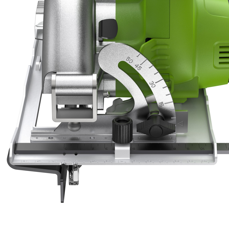 Дисковая пила акк. Greenworks GD24CS165, 24V,б/щет,165х20мм, 4800 об/мин, рез 57мм,1х5Ач,ЗУ,коробка