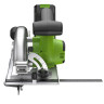 Дисковая пила акк. Greenworks GD24CS165, 24V,б/щет,165х20мм, 4800 об/мин, рез 57мм,1х5Ач,ЗУ,коробка
