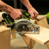 Дисковая пила акк. Greenworks GD24CS165, 24V,б/щет,165х20мм, 4800 об/мин, рез 57мм,1х5Ач,ЗУ,коробка