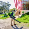 Ранцевый воздуходув Greenworks GD82BP3k8, 82v, 362 км/ч, 3.1 кВт, в комплекте с двумя АКБ 8 А·ч и двойное ЗУ (аккумуляторный)