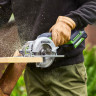 Дисковая мини пила акк. Greenworks G24MCS, 24V,б/щет,120x9,5мм, 6500 об/мин, рез 39мм,1х2Ач,ЗУ,коробка
