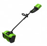 Снегоуборочная лопата Greenworks GD60SS30k2, 60v, 30 см, 1.4 кВт, 1.9 л.с, в комплекте с АКБ 2 А·ч и ЗУ (аккумуляторная)