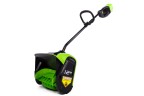 Снегоуборочная лопата Greenworks GD60SS30k4, 60v, 30 см, 1.4 кВт, 1.9 л.с, в комплекте с АКБ 4 А·ч и ЗУ (аккумуляторная)