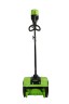 Снегоуборочная лопата Greenworks GD60SS30k4, 60v, 30 см, 1.4 кВт, 1.9 л.с, в комплекте с АКБ 4 А·ч и ЗУ (аккумуляторная)
