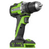 Дрель-шуруповерт акк. Greenworks DD560,24V, б/щет, 0-500/0-2000 об/мин, 30/60 Нм,13мм, Antikickback,LED,без АКБ и ЗУ