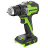 Дрель-шуруповерт акк. Greenworks DD560,24V, б/щет, 0-500/0-2000 об/мин, 30/60 Нм,13мм, Antikickback,LED,без АКБ и ЗУ