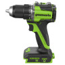 Дрель-шуруповерт акк. Greenworks DD560,24V, б/щет, 0-500/0-2000 об/мин, 30/60 Нм,13мм, Antikickback,LED,без АКБ и ЗУ